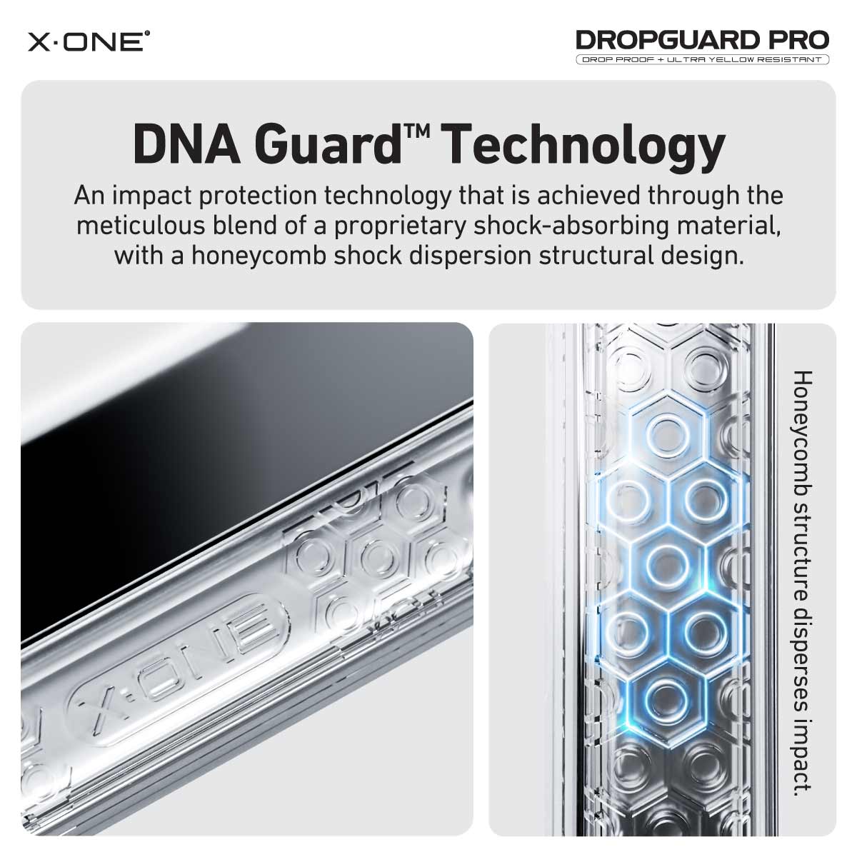 X.One Dropguard Pro Impact Protection Case with EnduraClear for iPhone 17 Series | Magsafe Compatible