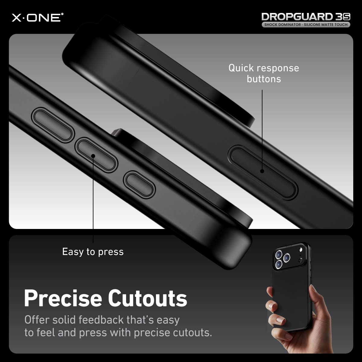 X.One Shock Dominator Impact Protection Case for iPhone 17 | Magsafe Compatible