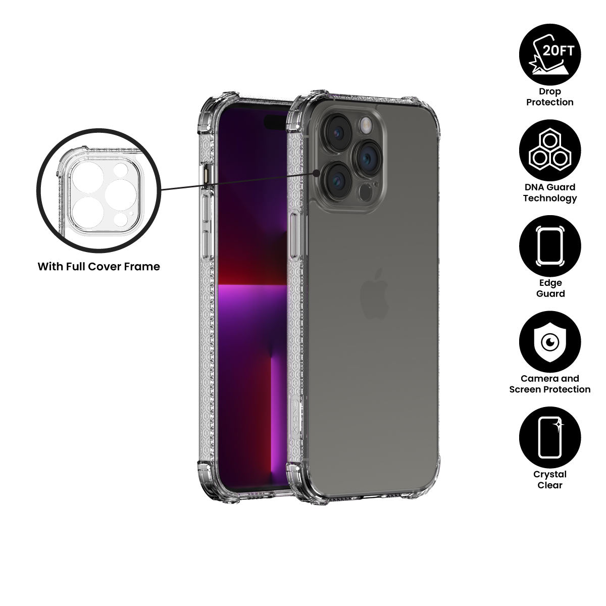 X.One® Dropguard Pro Impact Protection Case for iPhone 14/13/12