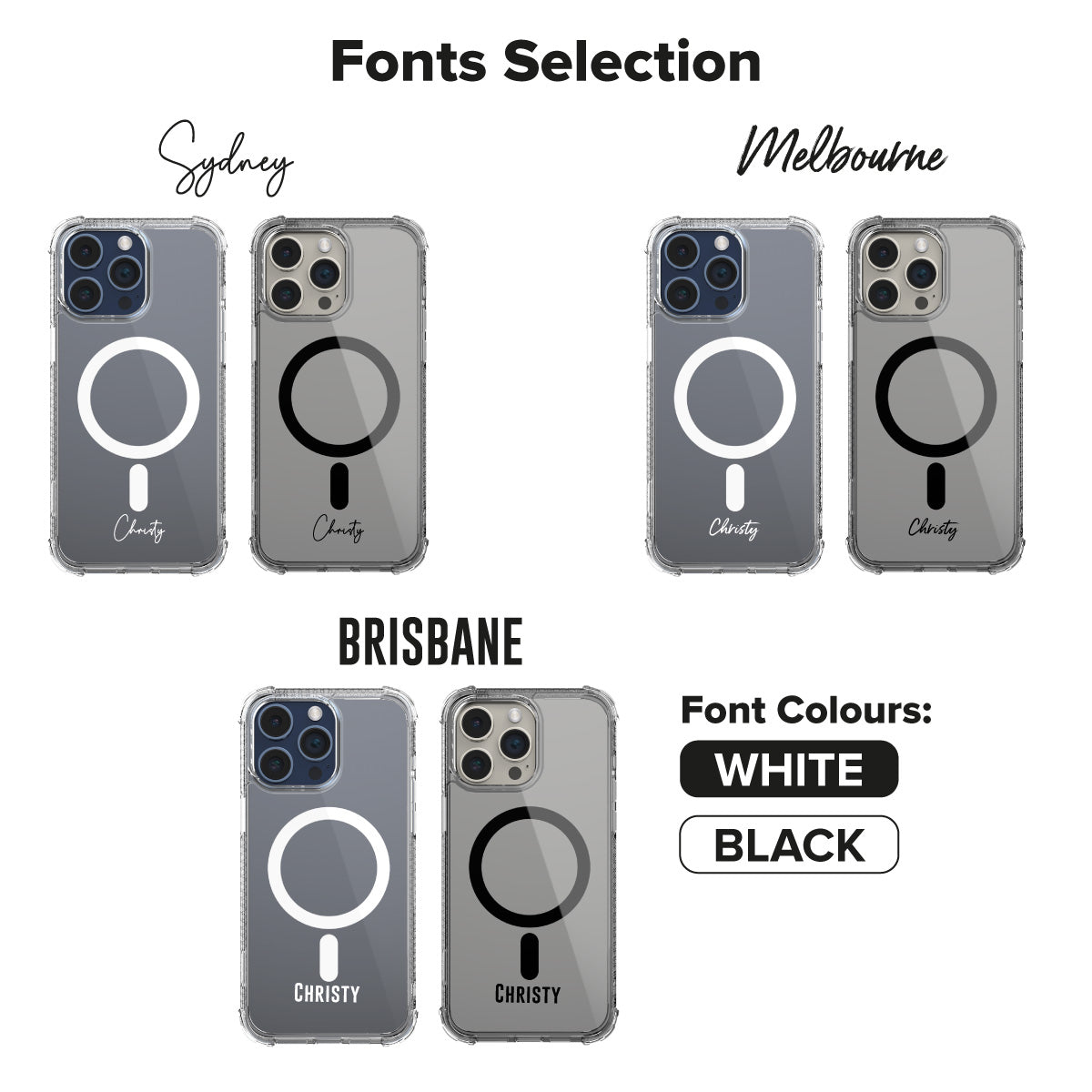 X.One® Dropguard Pro with EnduraClear (Magsafe Edition) for iPhone 15 Series – Personalized Edition