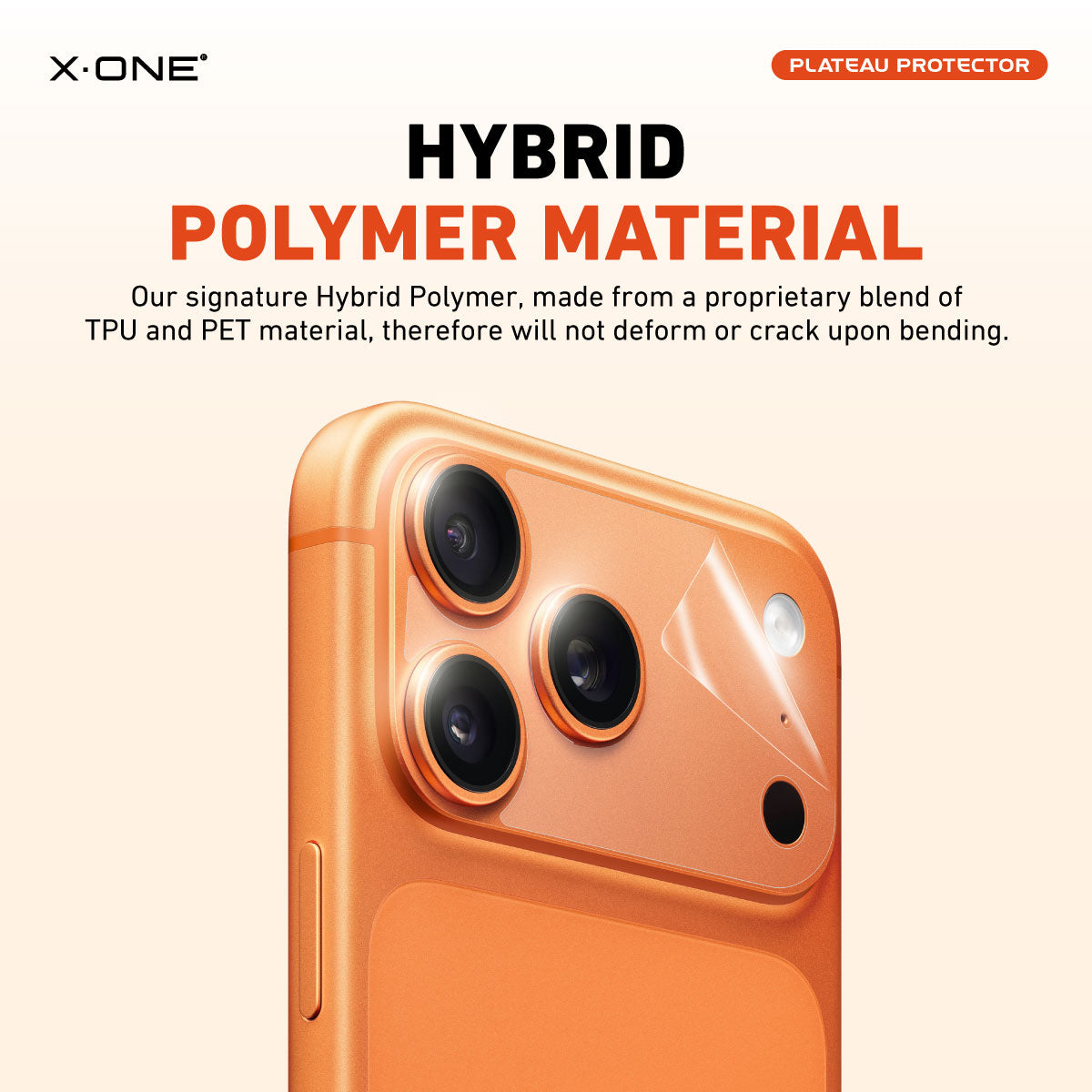 X.One Camera Plateau and Back Panel Protector for iPhone 17 Series
