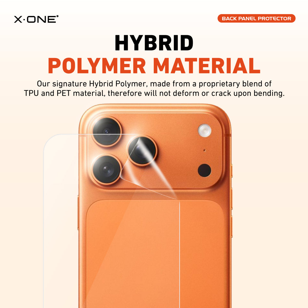 X.One Camera Plateau and Back Panel Protector for iPhone 17 Series