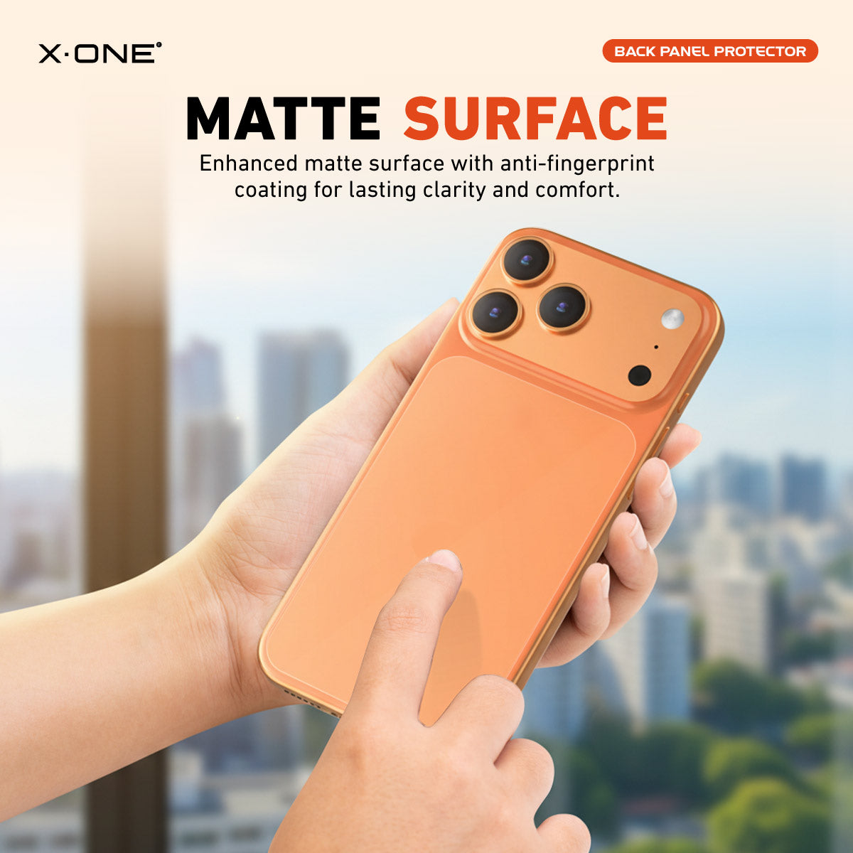 X.One Camera Plateau and Back Panel Protector for iPhone 17 Series