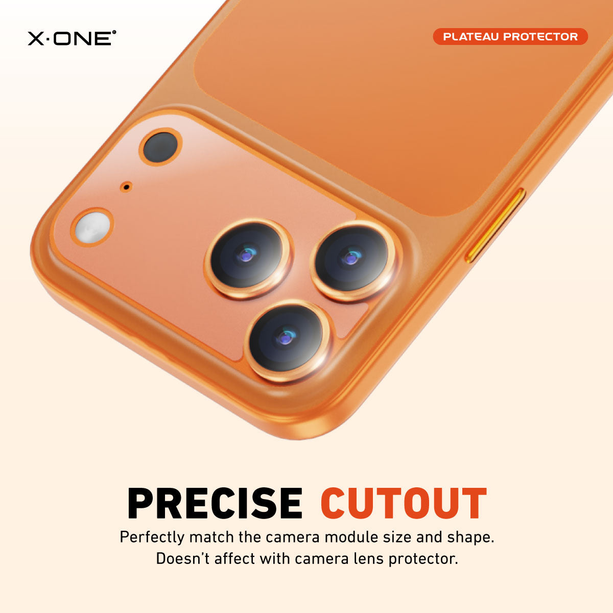 X.One Camera Plateau and Back Panel Protector for iPhone 17 Series
