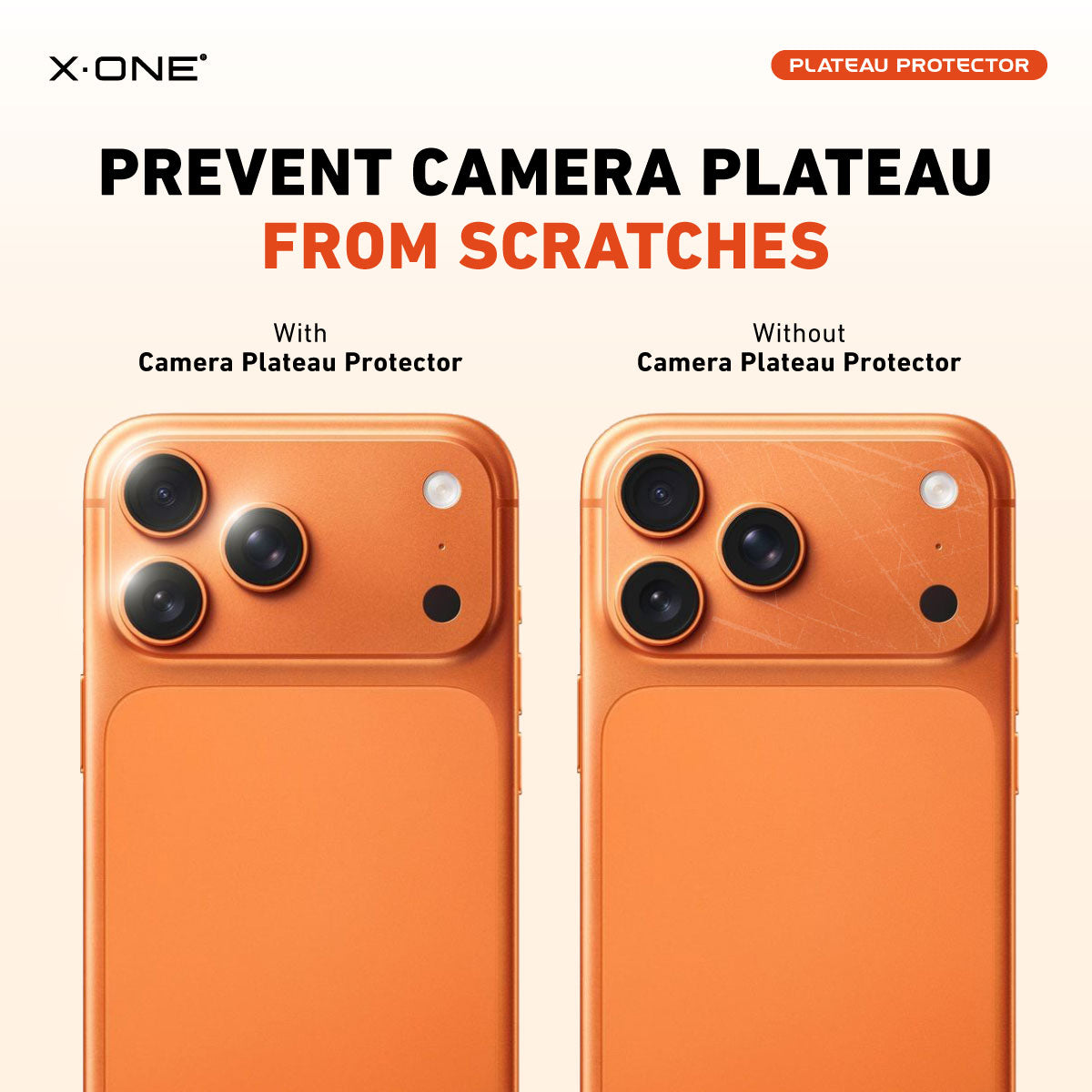 X.One Camera Plateau and Back Panel Protector for iPhone 17 Series