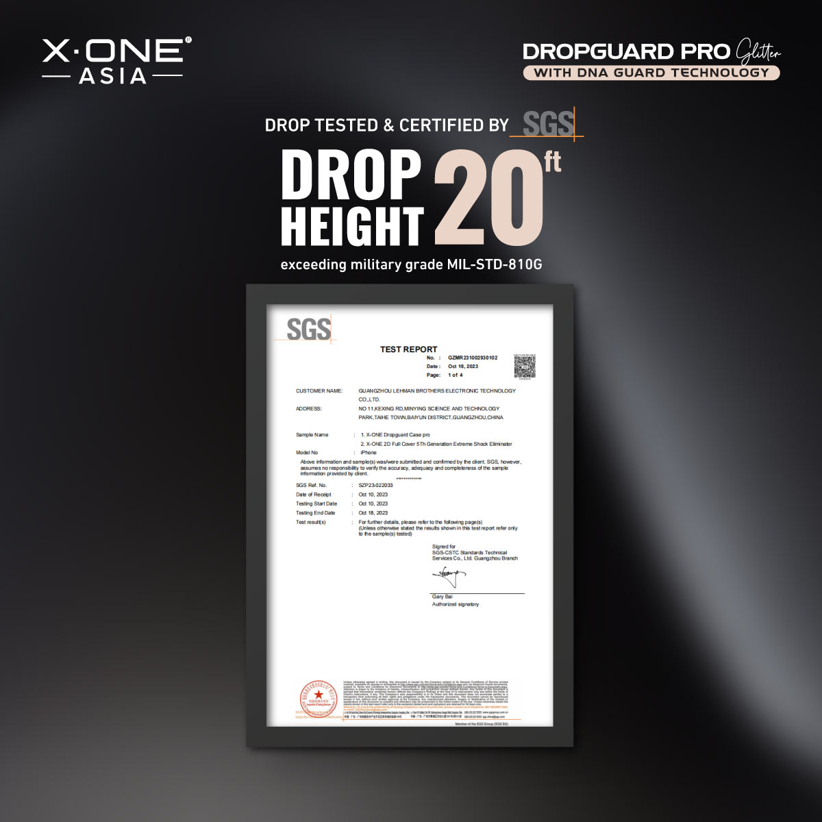 X.One® Dropguard Pro Glitter Series with EnduraClear(Magsafe Edition) Impact Protection Case for iPhone 15 Series