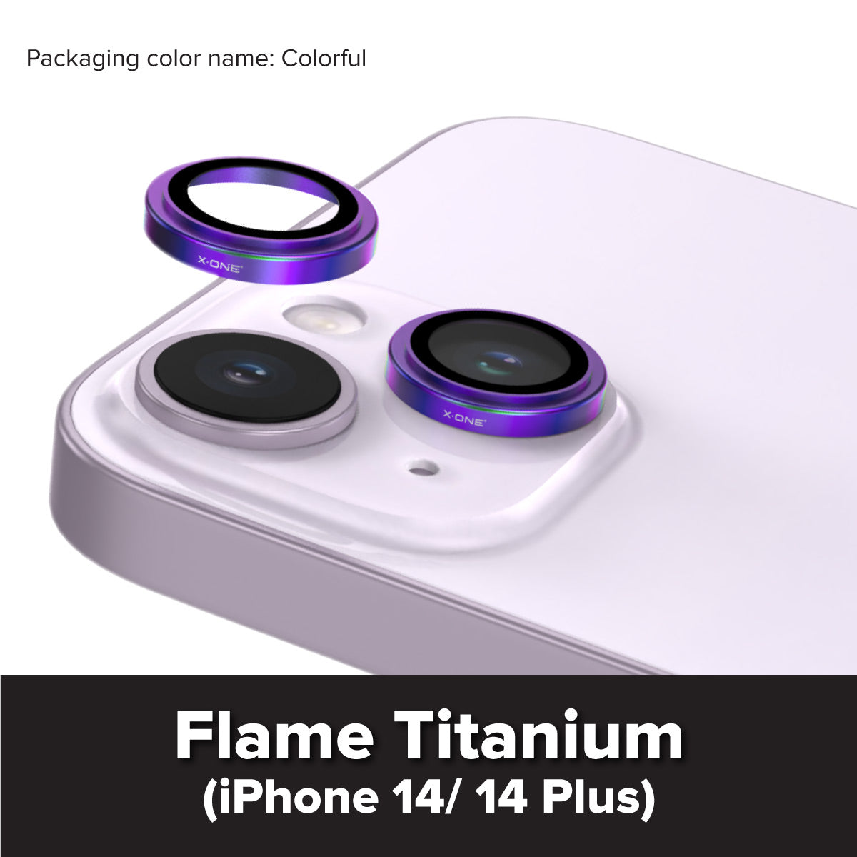 X.One® Camera Armor Pro for iPhone 14 Plus — Midnight