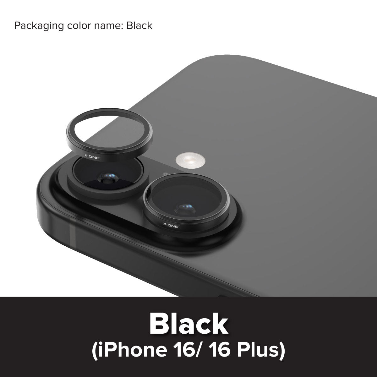 X.One® Camera Armor Pro for iPhone 16 Pro — Black Titanium Selection