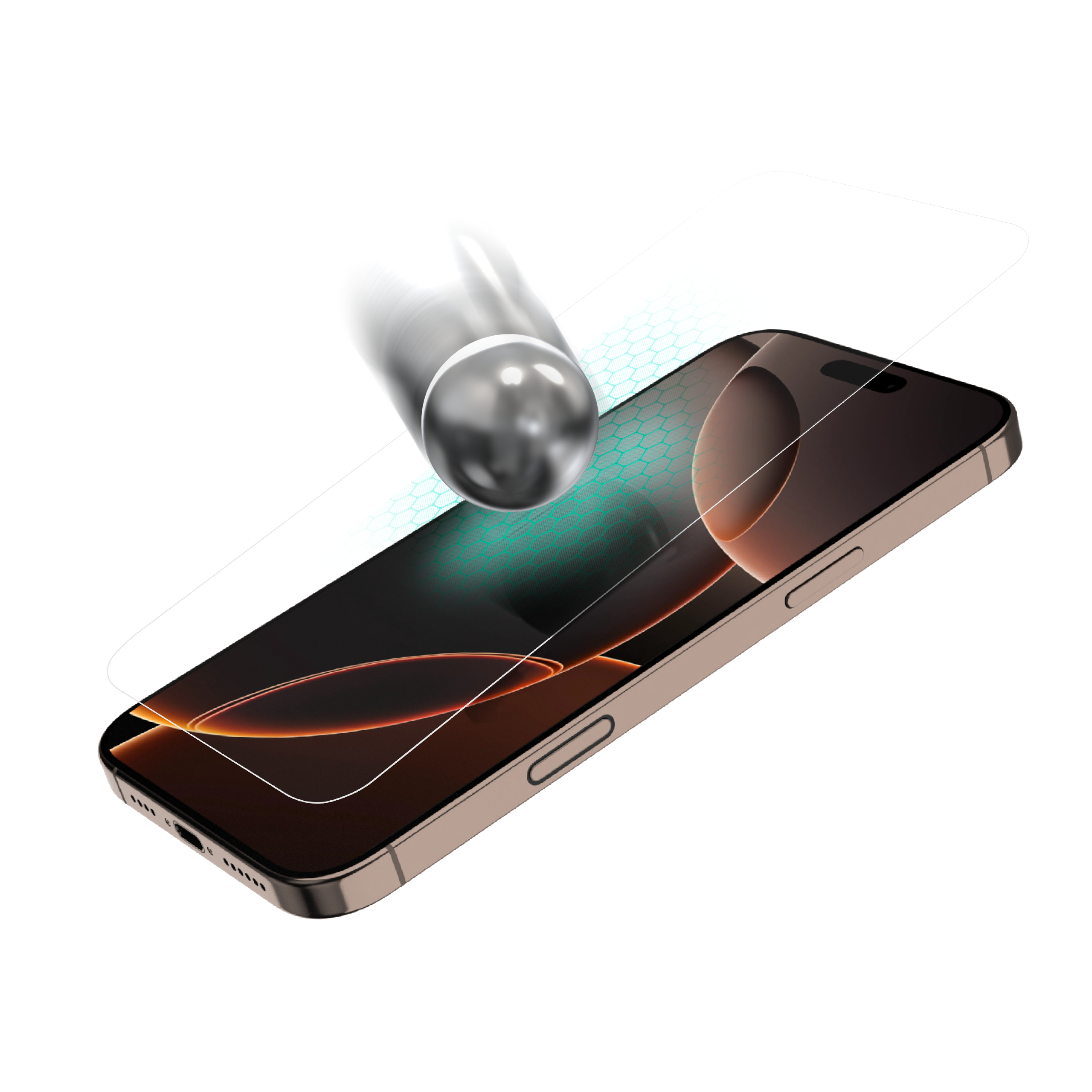 X.One® Borderless Hybrid Polymer Screen Protector — Edge to Edge View