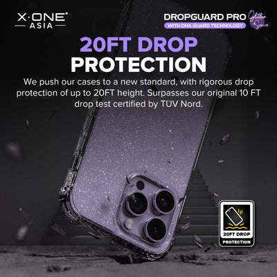 X.One® Dropguard Pro Glitter Case for iPhone 14 Series — 20ft Drop Protection