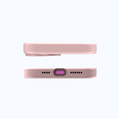 X.One® Shock Dominator MagSafe for iPhone 16 Plus — Pastel Pink Side View