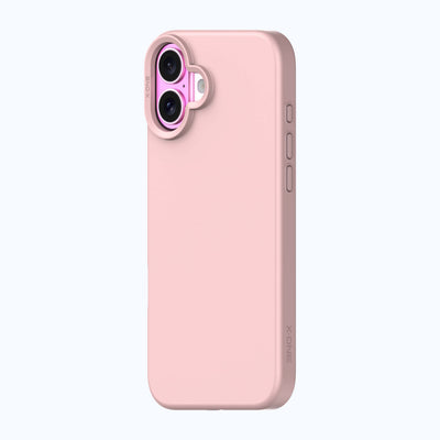 X.One® Shock Dominator MagSafe for iPhone 16 Plus — Pastel Pink B2 Back View