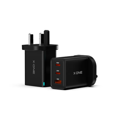 X.One® 65W GaN 6 Turbo 3-Port Fast Charger — Product Shot