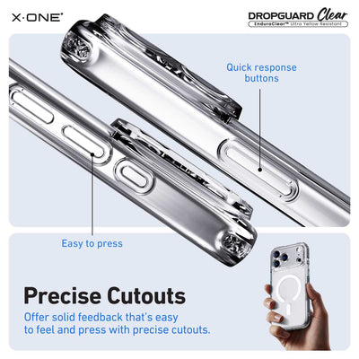 X.One® Dropguard Clear MagSafe Case for iPhone 17 Series — Corner Protection