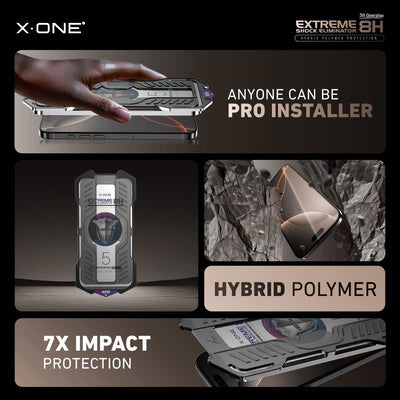 [Clear HD] Hybrid Polymer Screen Protector with Installer Kit
