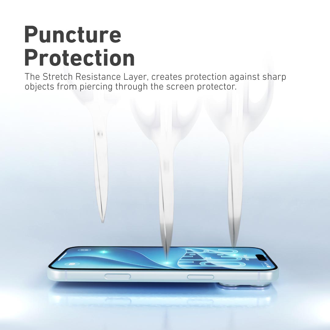 [Anti Blue Light] Hybrid Polymer Screen Protector with Installer Kit