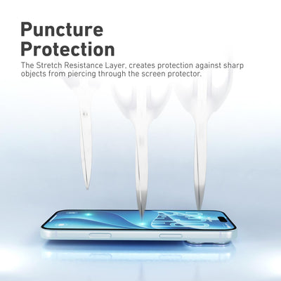 [Anti Blue Light] Hybrid Polymer Screen Protector with Installer Kit