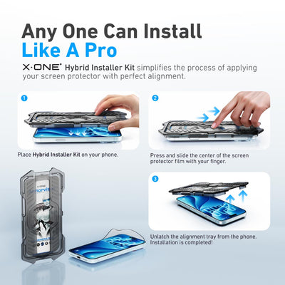 [Anti Blue Light] Hybrid Polymer Screen Protector with Installer Kit