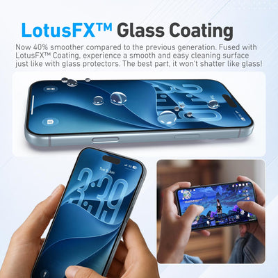 [Anti Blue Light] Hybrid Polymer Screen Protector with Installer Kit