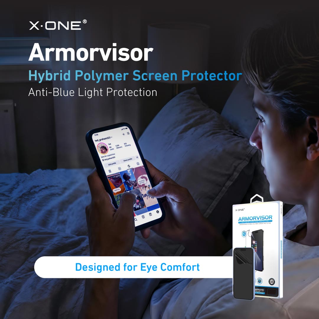 [Anti Blue Light] Hybrid Polymer Screen Protector with Installer Kit