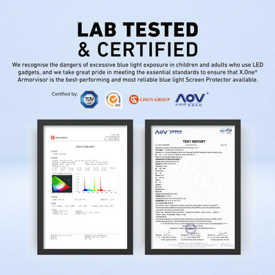 [Anti-Blue Light with Privacy] Hybrid Polymer Screen Protector with Installer Kit