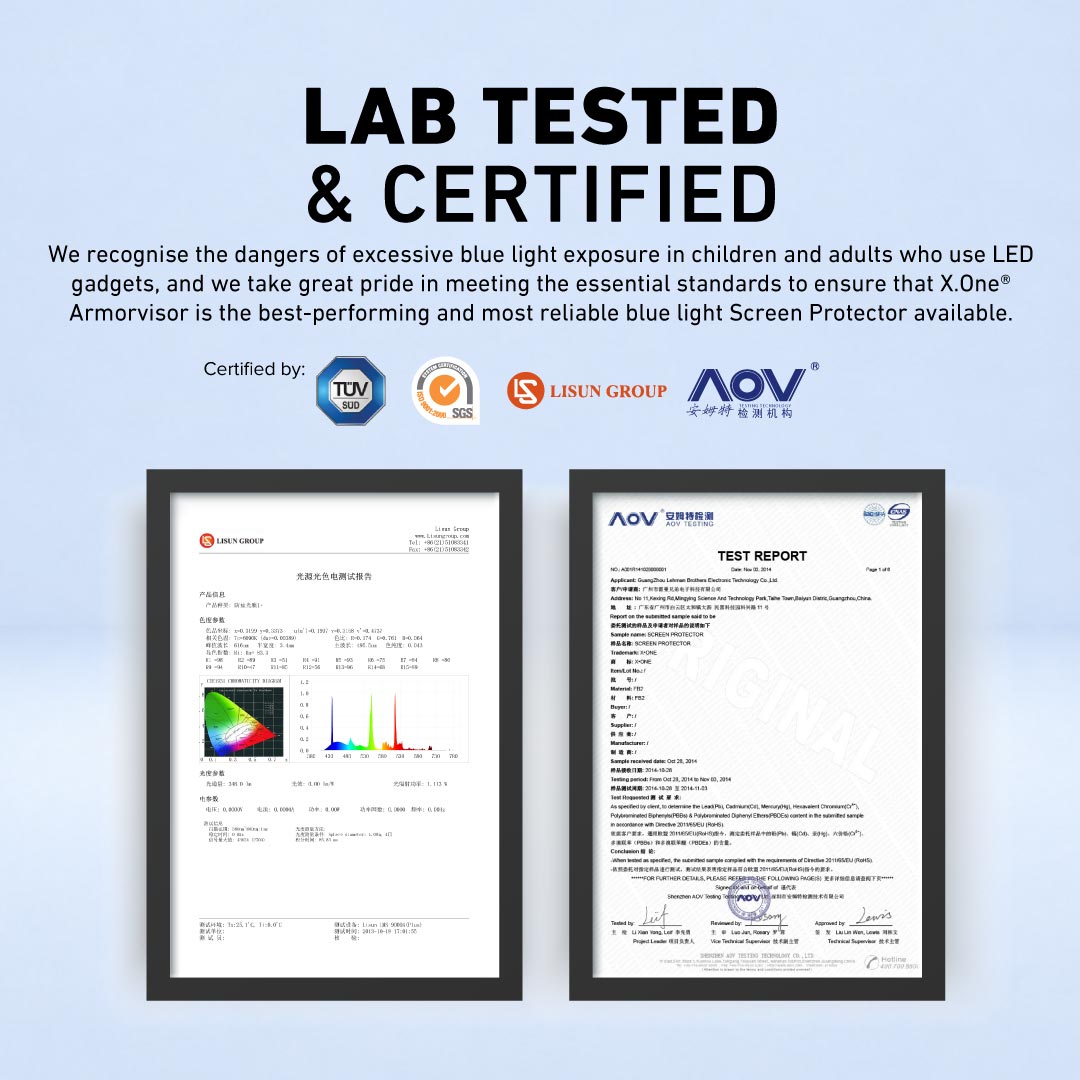 [Anti-Blue Light with Privacy] Hybrid Polymer Screen Protector with Installer Kit