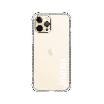 White Iphone 12 Pro Gold Clear Case Presidio Perfect-Clear With