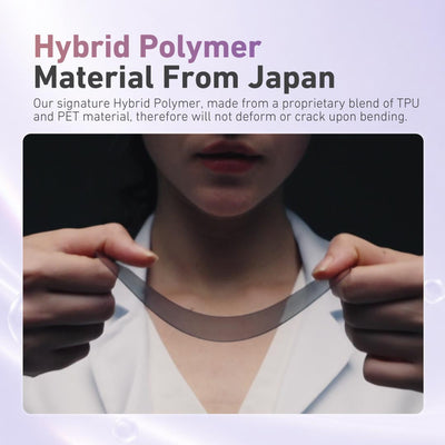 [Clear HD] Hybrid Polymer Screen Protector with Installer Kit