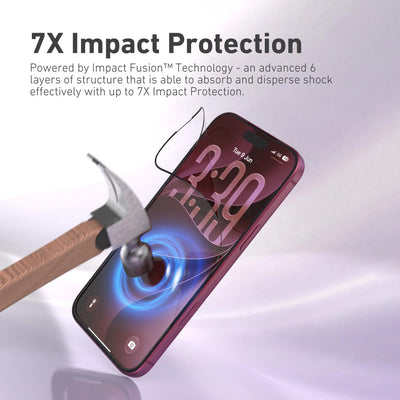 [Clear HD] Hybrid Polymer Screen Protector with Installer Kit