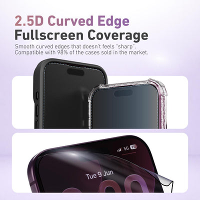 [Clear HD] Hybrid Polymer Screen Protector with Installer Kit