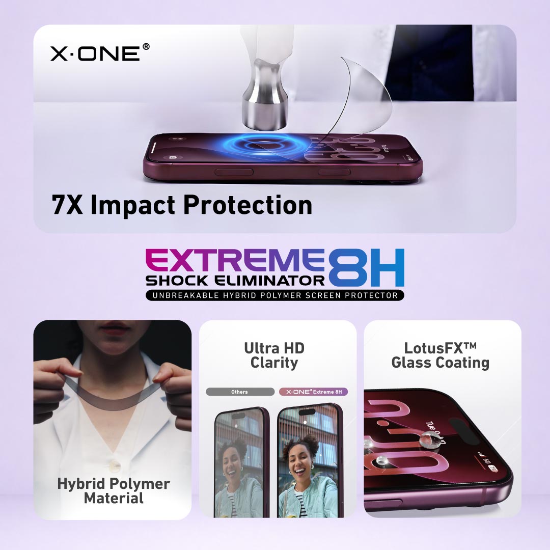[Clear HD] Hybrid Polymer Screen Protector with Installer Kit