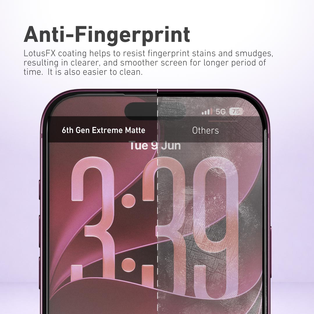 [Matte HD] Hybrid Polymer  Screen Protector with Installer Kit