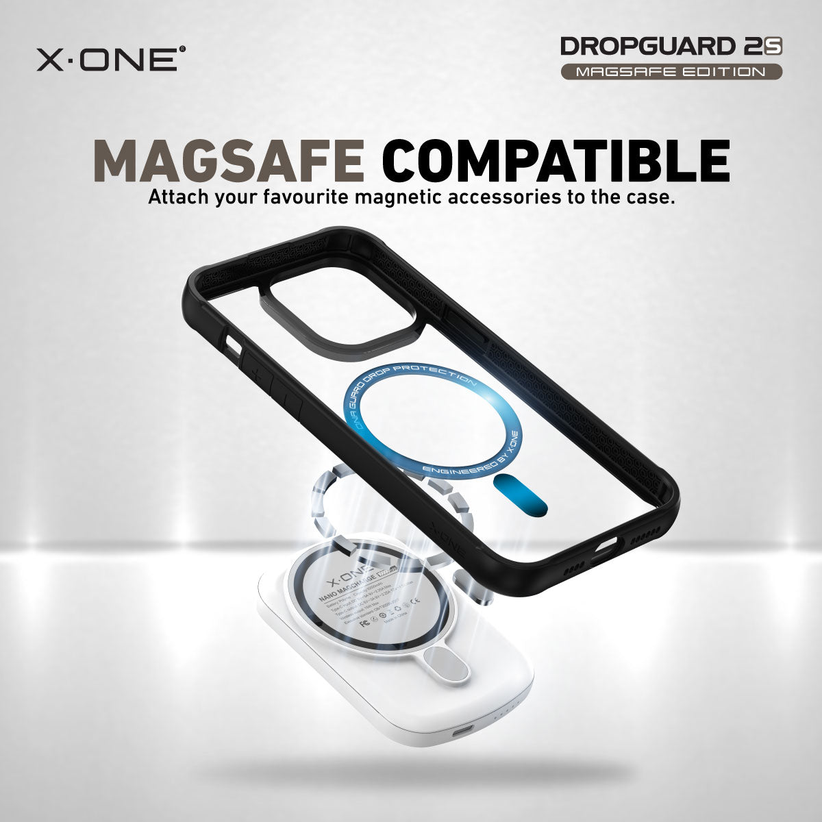 X.One® Dropguard 2.0 (Magsafe Edition) Impact Protection Case for iPhone 15 Series