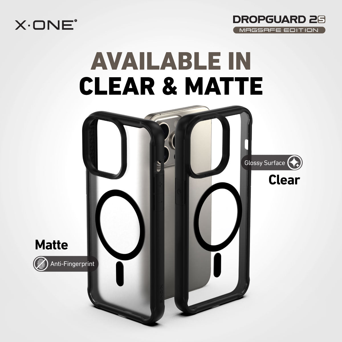 X.One® Dropguard 2.0 (Magsafe Edition) Impact Protection Case for iPhone 15 Series