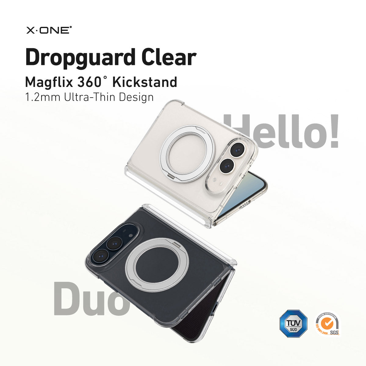 Dropguard Clear Gripstand
