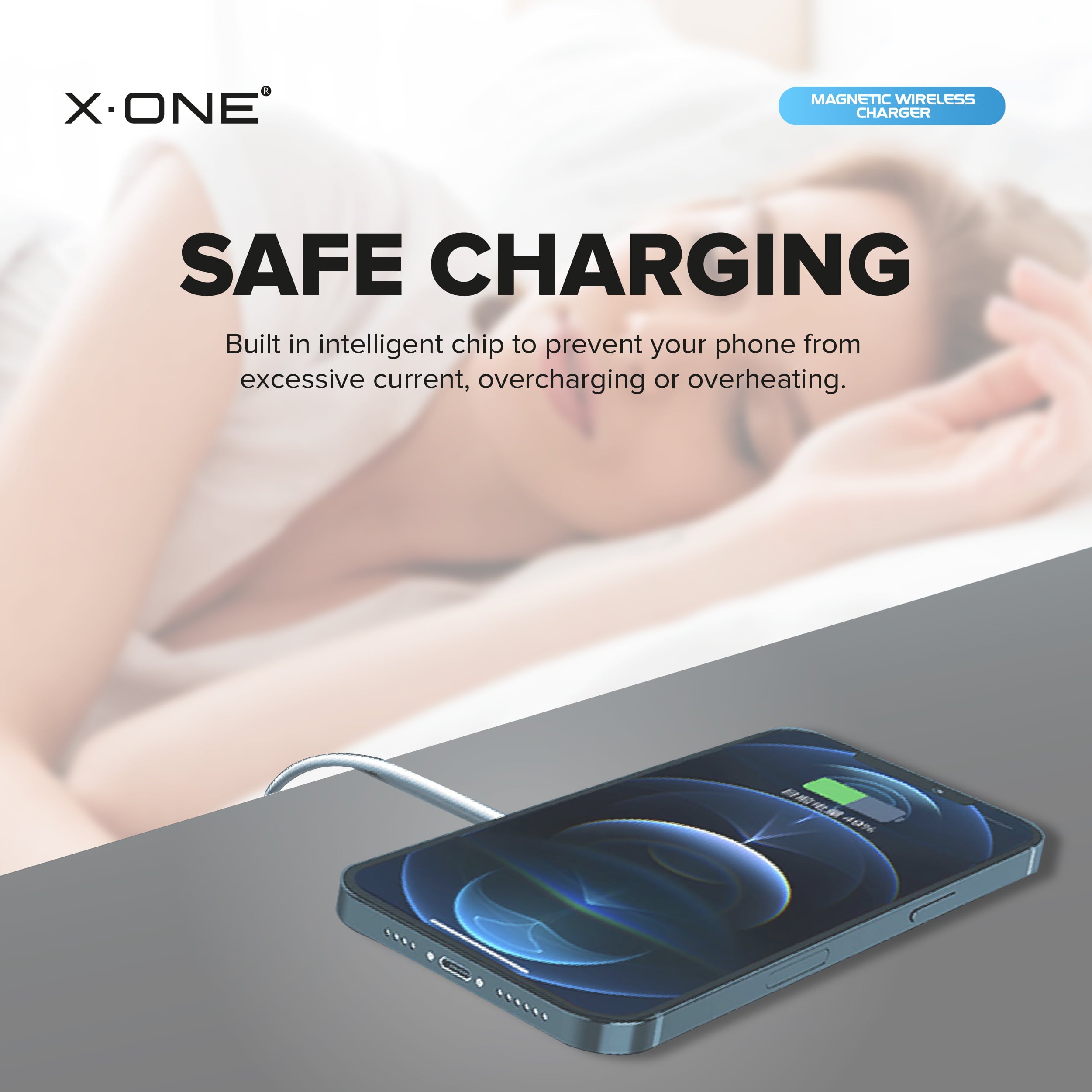 X.One® 15W Magnetic Wireless Charger