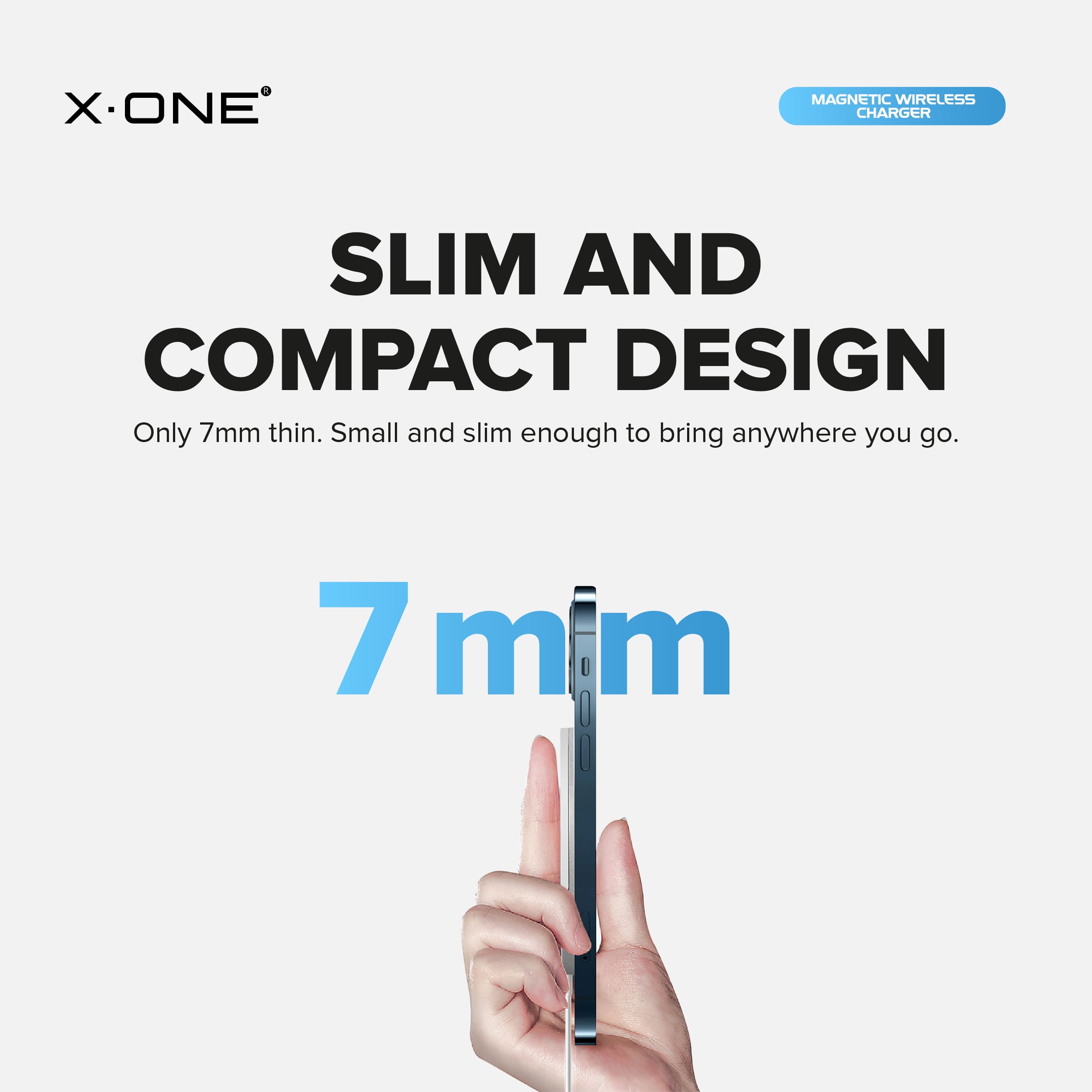 X.One® 15W Magnetic Wireless Charger