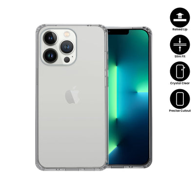 X.One® Liquid Defender Clear Case for iPhone 13 Pro — Black