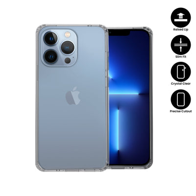 X.One® Liquid Defender Clear Case for iPhone 13 Pro Max — Black