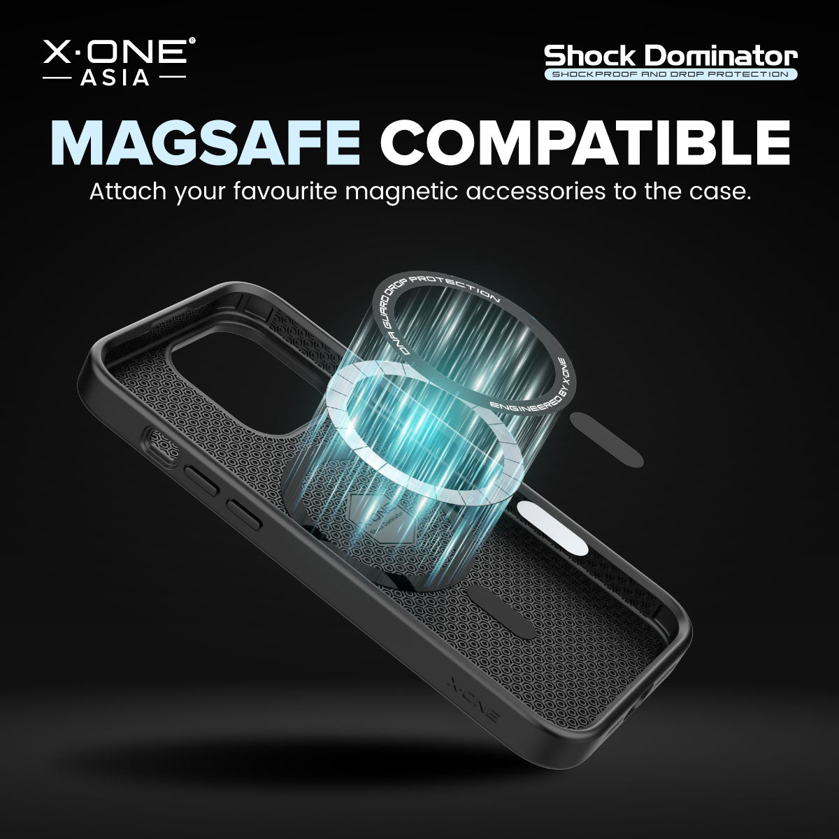 X.One® Shock Dominator (Magsafe Edition) Impact Protection Case for iPhone 15 Series