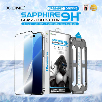 X.One® Sapphire 9H Tempered Glass Screen Protector for iPhone — Main View