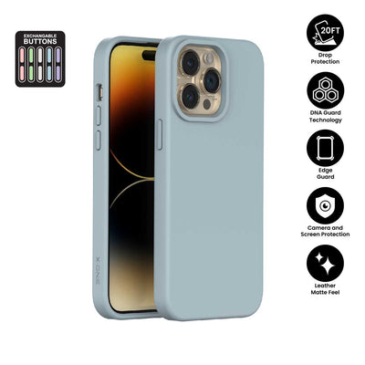 X.One® Shock Dominator Pastel Case for iPhone 14 Pro — Ocean