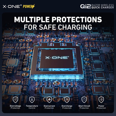X.One® Qi2 Razor Magnetic Wireless Charger — Multiple Protections