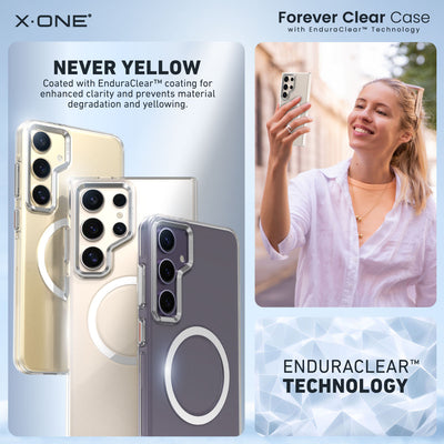 X.One® Forever Clear Case for Samsung Galaxy S24 Series — Never Yellow