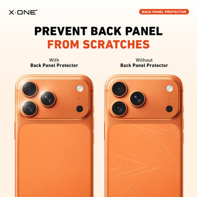 X.One® Camera Plateau and Back Panel Protector for iPhone 17 Pro — Prevents Camera Plateau Scratches