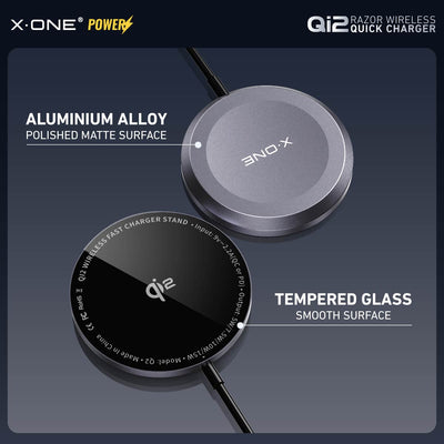 X.One® Qi2 Razor Magnetic Wireless Charger — Product Material
