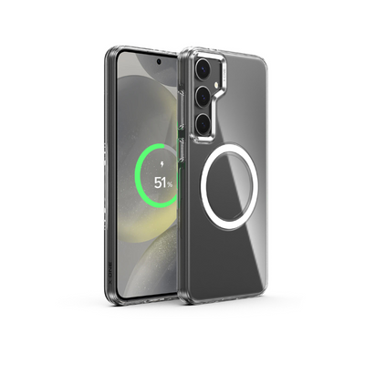 X.One® Forever Clear Case for Samsung Galaxy S24 — Onyx Black