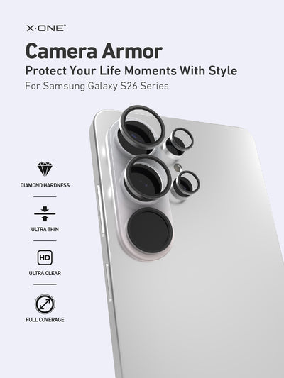 X.One® Camera Armor Sapphire Lens Protector for Samsung Galaxy — Main View