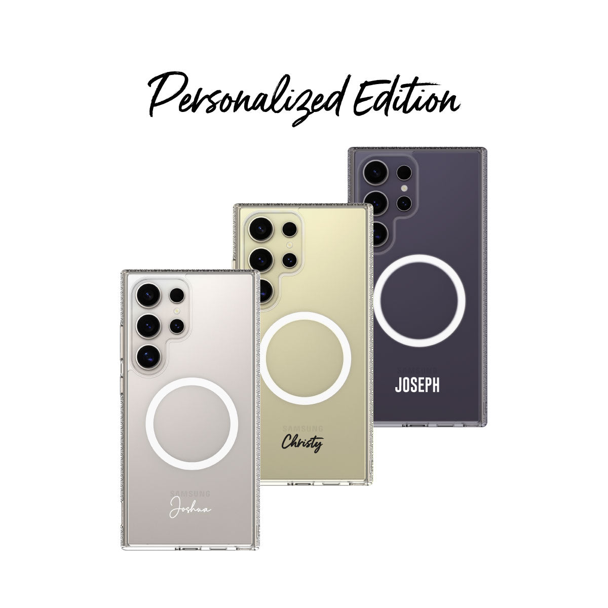 X.One®  Dropguard Pro with EnduraClear (Magsafe Edition) for Galaxy S24 Ultra – Personalized Edition