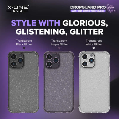 X.One® Dropguard Pro Glitter Case for iPhone 14 Series — Style with Glorious Glitter